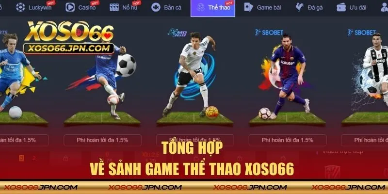 Tổng hợp về sảnh game thể thao XOSO66